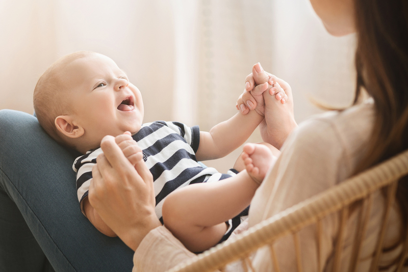 Mutter mit Baby